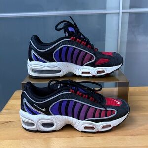 Nike Black, Red, and Purple Athletic Shoes